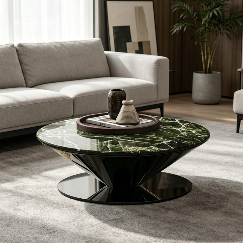 Table basse Luxury, H 15 po x L 35,4 po x l 35,4 po
