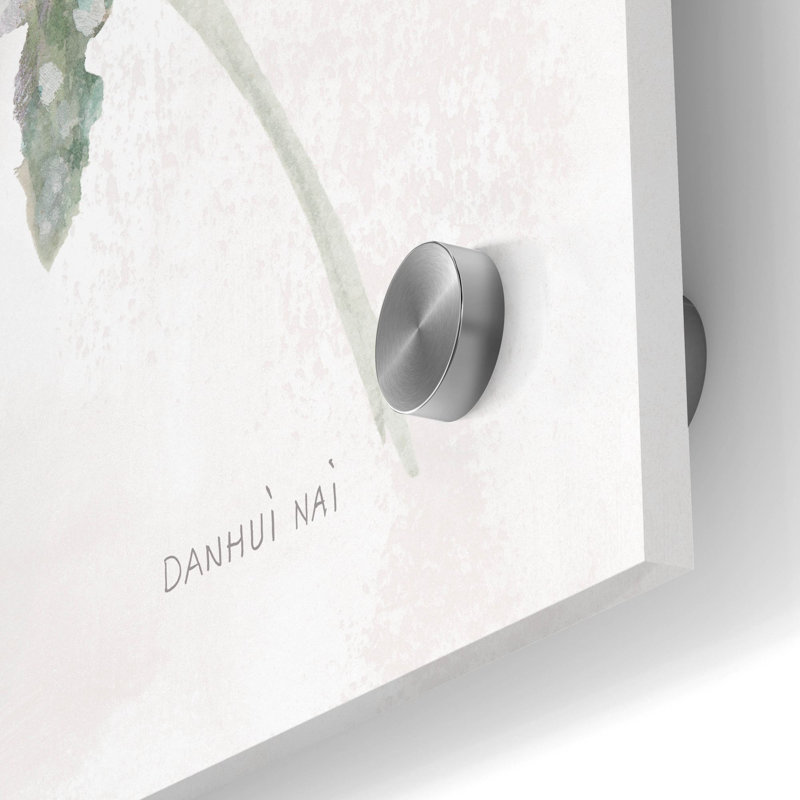 «Sorbet Floret 3» par Danhui Nai, art mural en verre acrylique, H 36 po x l 24 po