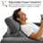 Cabrero Wall-hugger Power Recliner, High Leg Recliner with Adjustable Headrest, Fabric Upholstered-1267423906