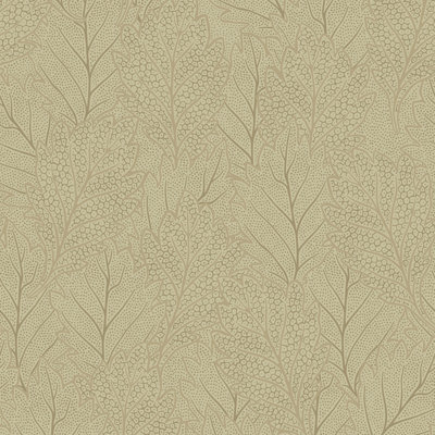 Quercus Leaves Wallpaper Sample
