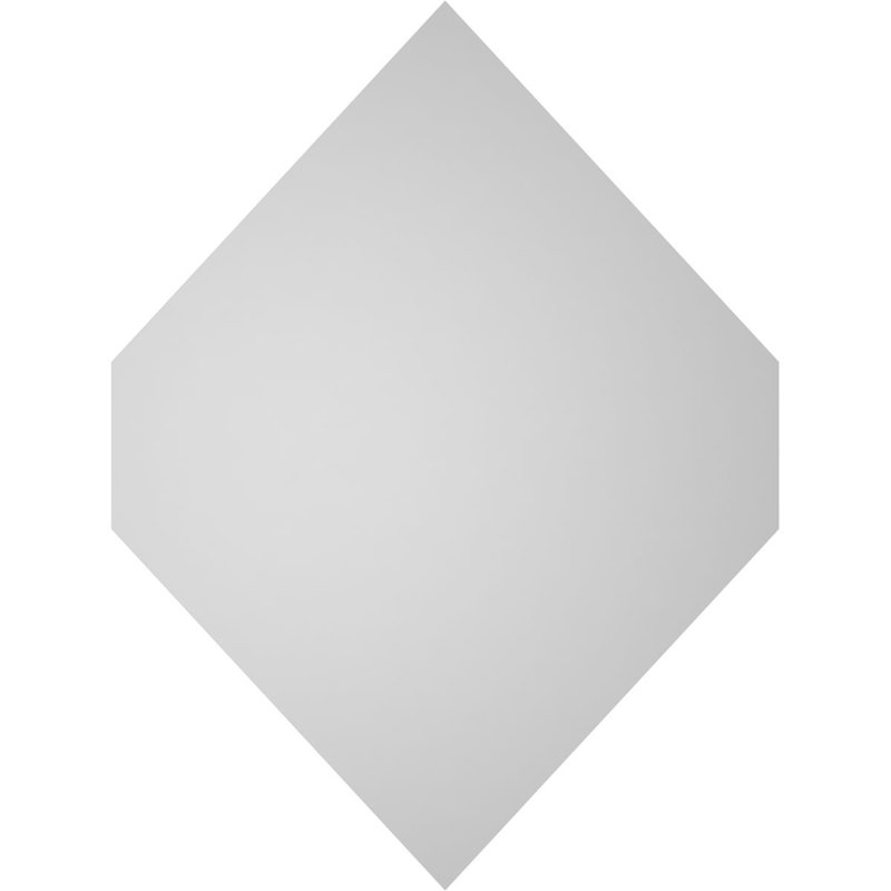 Vertical Peaked Surface Mount Signature Urethane Non-Functional Gable Vent 13/12 Pitch Primed Tan, 24" H x 18" W x 1.5" D