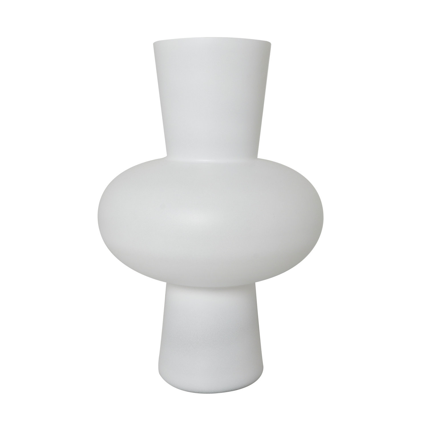 Mable Table Vase, White