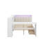 Lit plateforme en bois pleine grandeur avec tablettes, tiroirs, station de charge, DEL, bureau et tête de lit tapissier-1463032098