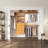 John Louis Home Solid Wood Walk-In Closet System with 4-Drawers-700630241