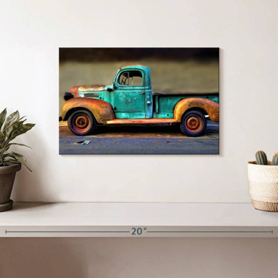 Mehar Rusty Blue Truck