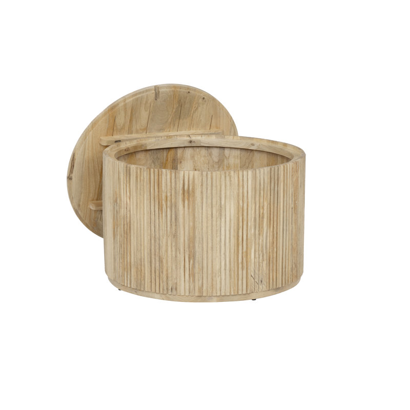 Table basse avec couvercle Sutton Naturel