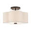 Plafonnier semi-encastré 2 lumières Swarthout-1749316435-1749316434