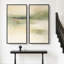 «Soft Minimal Landscape Abstract» pour entrée - ensemble de 2 reproductions d'art encadrées sur toile 60 po, 2 pièces-599249192-599249193