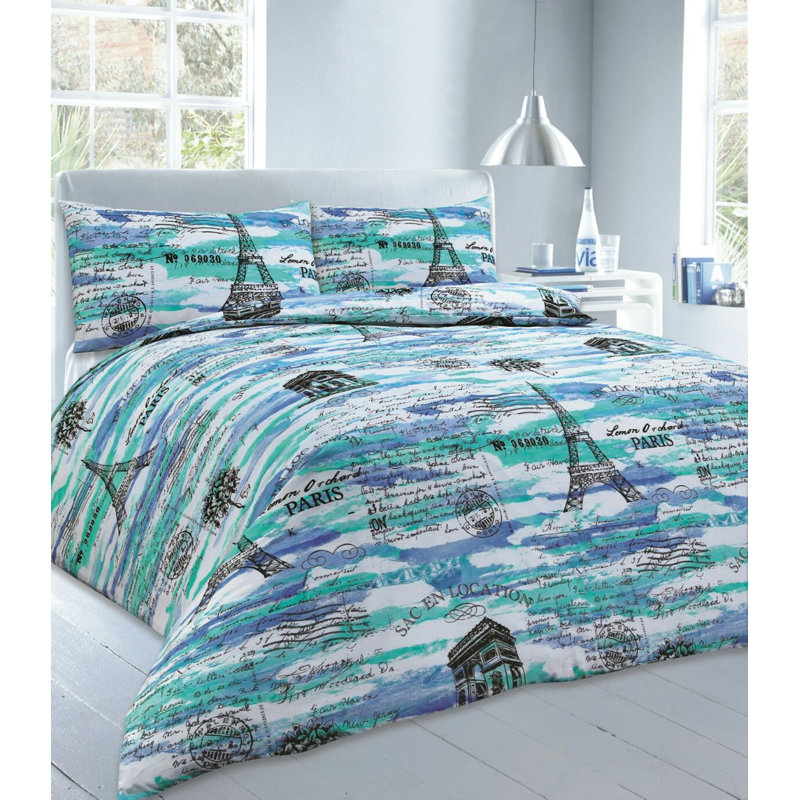 Renteria Polyester No Pattern Duvet Cover Set with Pillowcases Included