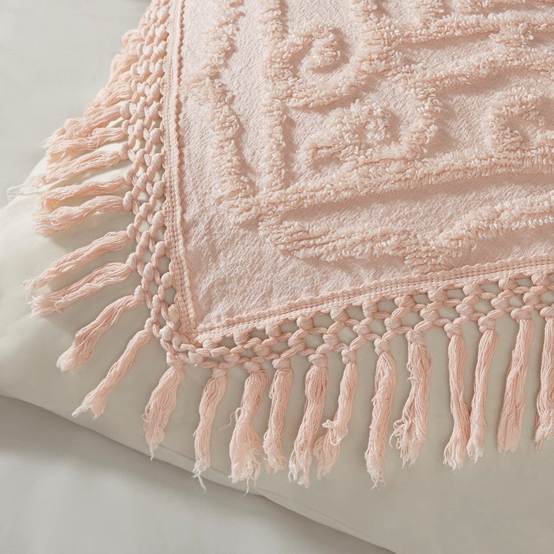 Ray Rayure, Couvre-lit double / grand / couvre-lit + 2 taies d, Rosé