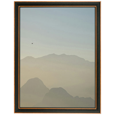 5x7 Picture Frame Bronze Olympic  , 1.5 Inch Wood Moulding , Includes Glass and Backing , Wall Display Frame for Art, Posters, or Photos , Frame USA