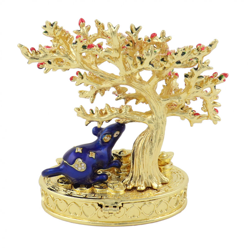 Fleur de pêche bejewelée - Rat