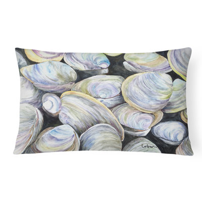 Coussin décoratif intérieur/extérieur quahog
