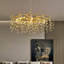Lustre à 10 lumières avec cristal et détails Gieslinde