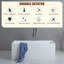 Baignoire de trempage autoportante en acrylique KDK Home
