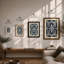 Ornamental Scrollwork Art Deco - Framed Print-635176003-635176000
