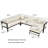 Nandni 6 - Person Patio Conversation Set with Cushions-1211489418