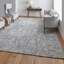Eastfield Abstract Area Rug in Gray-326947736
