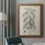 Toile encadrée botanique antique noire et blanche de qualité supérieure - prête à être accrochée-560974659