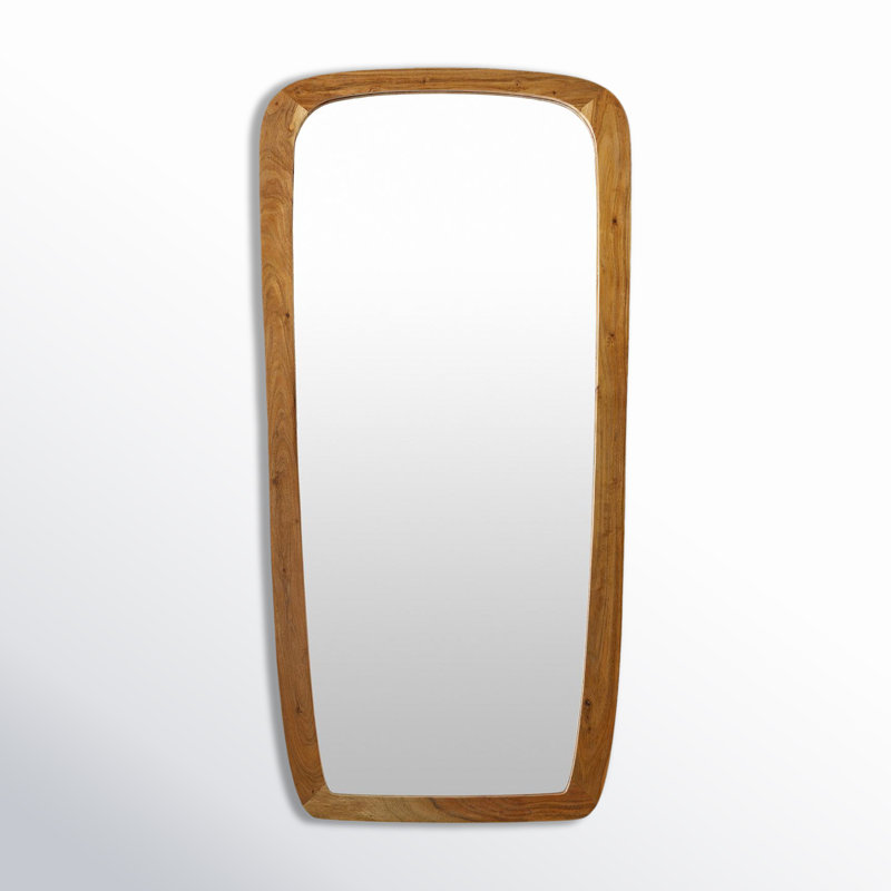 Adalaide Rectangle Mirror, Brown