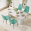 Ensemble de table de salle à manger 70,9 po Marble Texture-1587023306-1587023303-1587475902
