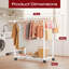 98cm Rolling Clothing Rack-1056143438