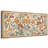 Plant Abstraction " Retro Orange Green Floral Pattern Antique Abstract Botanical Wildflowers "-101185495-111695736