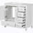 Thanasi 36 " W Wall Mounted Wall Mounted 1 Single Vanity Bathroom Vanity With Ceramic Top