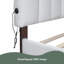 Grand lit plateforme tapissier Teddy-114194719