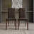 Wooden Dining Chair With Corduroy Cover-721146722