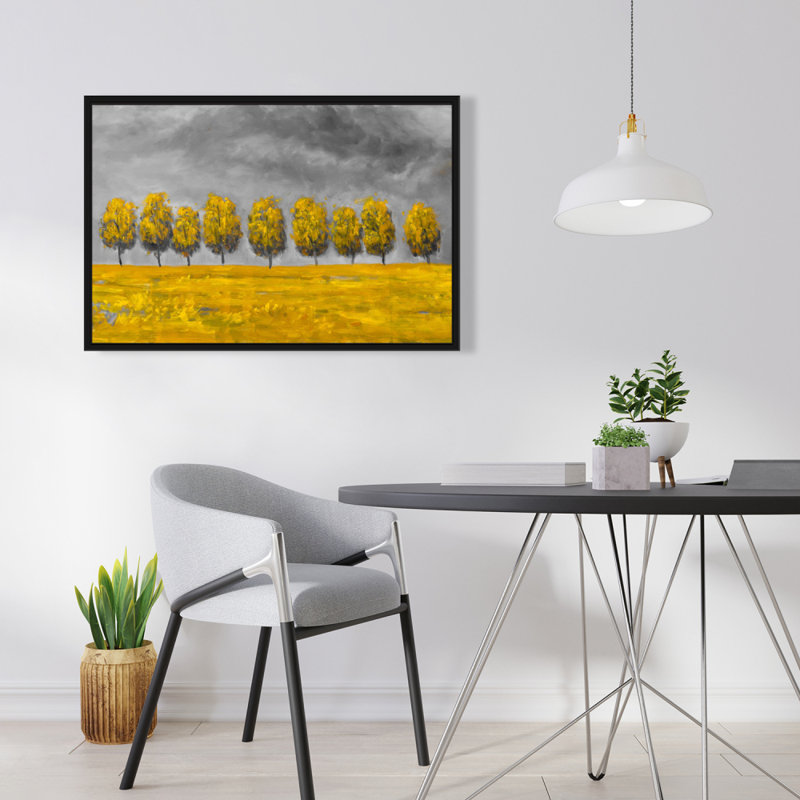 " Trees In A Field "