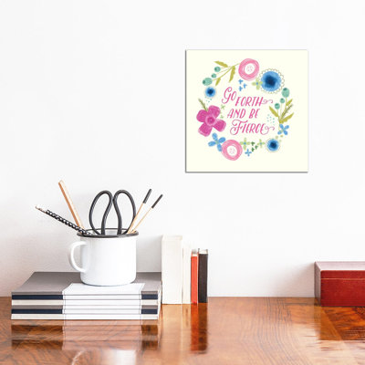 Fierce Girl Pink I by Noonday Design - Wrapped Canvas Gallery-Wrapped Canvas Giclée