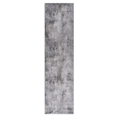 Tapis 2 x 8 dans / sable / abstrait, ne perd pas ses poils, teint, rehausse le style de salon et de chambre de bébé sans perte de poils 2 x 8, convient