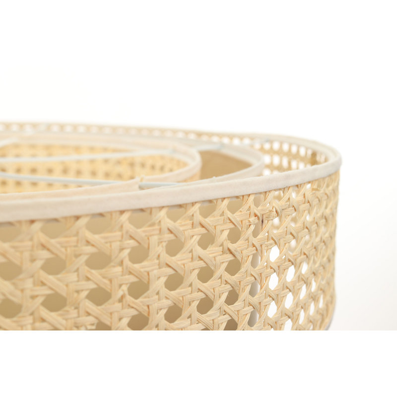 Wampum 1 - Light Cream Geometric Pendant