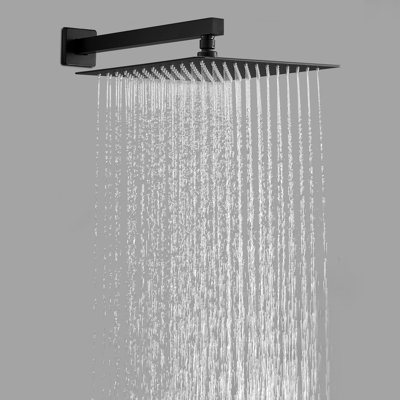 Système complet de douche à haute pression de 10 po avec valve brute