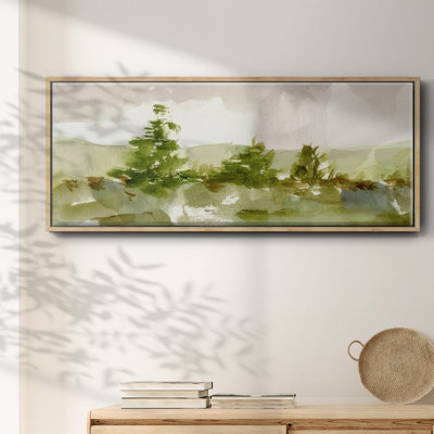 Morning Retreat I- Framed Canvas