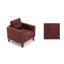 Fauteuil en polyester l 33,46 po Rossum-1275708613