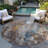 Flatweave Washable Abstract Indoor / Outdoor Rug-665804957