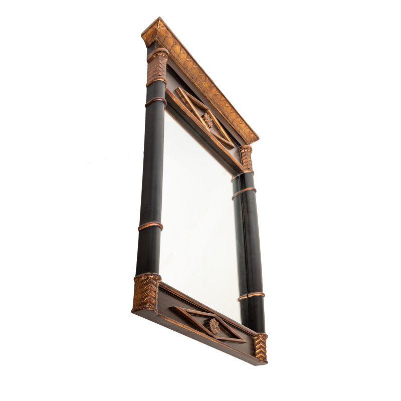 Empire 27" x 40" Beveled Wood Wall Mirror