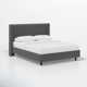 Hanson Upholstered Wingback Platform Bed