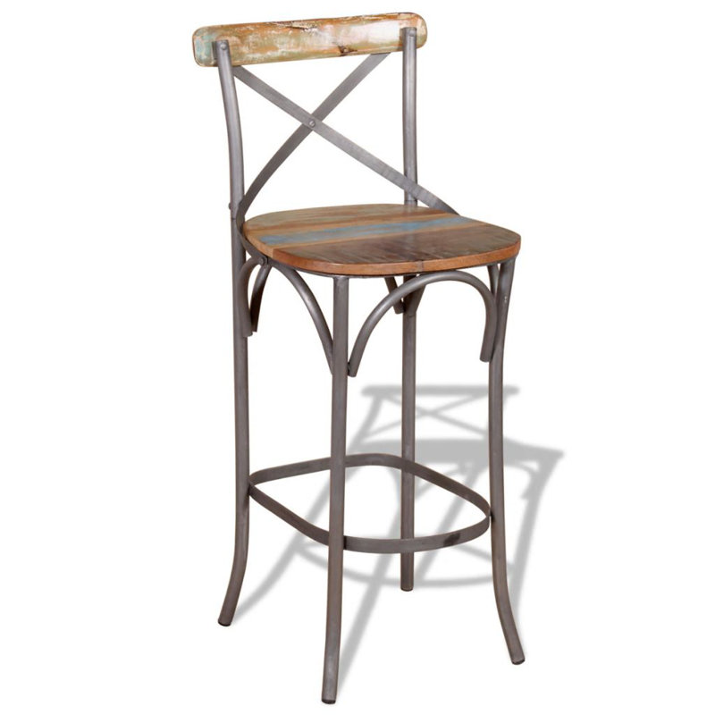Counter Stool with Metal Frame