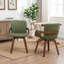 Fauteuil pivotant rembourré en similicuir Dundrod-123200762