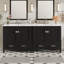 Meuble-lavabo de salle de bain avec lavabo en céramique, portes à fermeture en douceur, tablettes de rangement doubles et tiroir divisé pour un rangement de salle de bain spacieux et organisé-1286753762