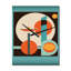 Horloge murale rétro Mid-Century-98962884