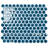 Tribeca 1" Hex Glossy 10-1/4 " x 11-7/8 " Porcelain Mosaic Floor and Wall Tile-51020438