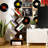 6-Shelf Retro Tree Bookshelf, Floor Standing Bookcase For Books & Media