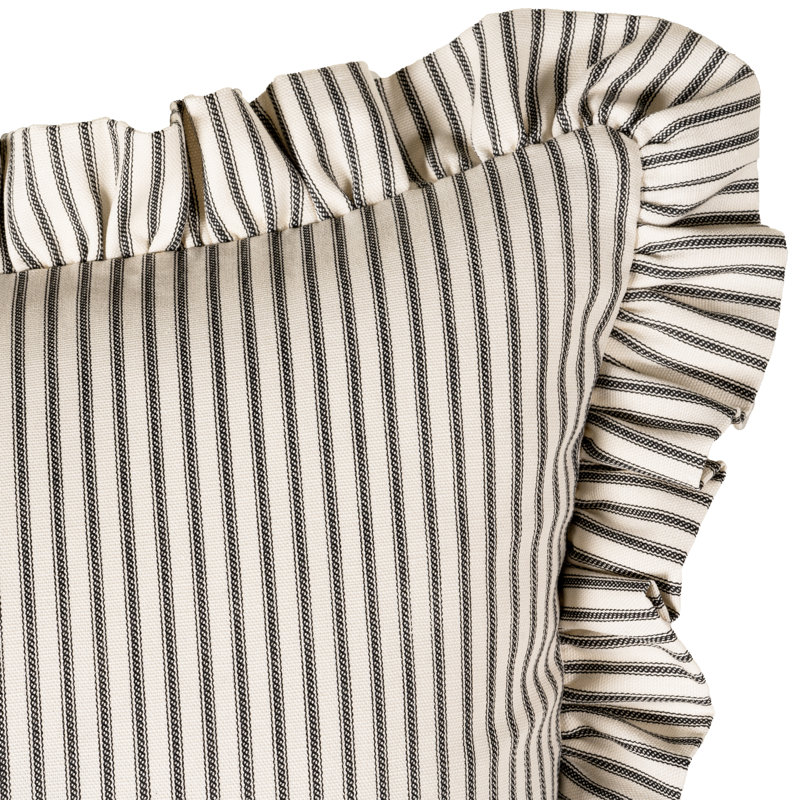 Coussin Birch Lane, Polyester, Noir, noir, noir, noir