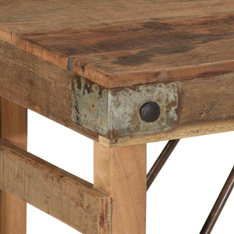 110cm Solid Wood Console Table