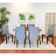 Ensemble de salle à manger 7 pièces, table à manger en épingle à cheveux avec 6 chaises, 3 options de couleurs-1109607507-1108495101