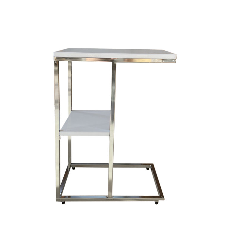 Aubriyana C Table End Table, White